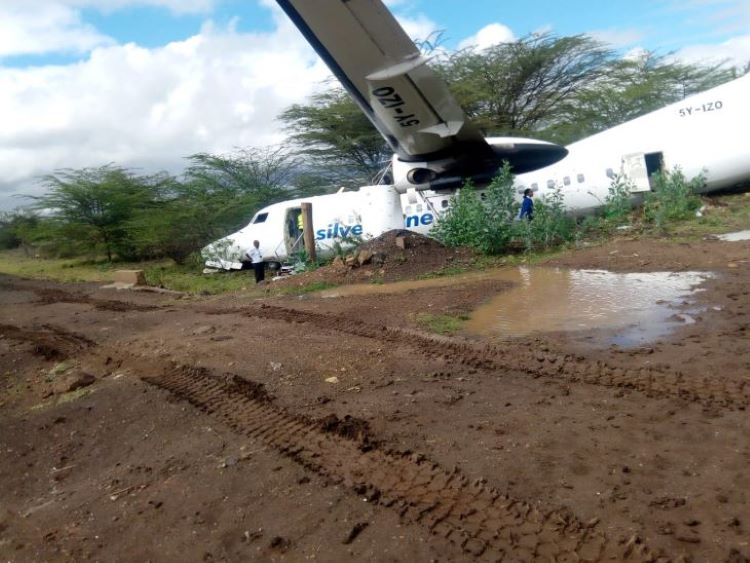 Varios heridos al salirse de la pista un avión en Nairobi (Kenia)