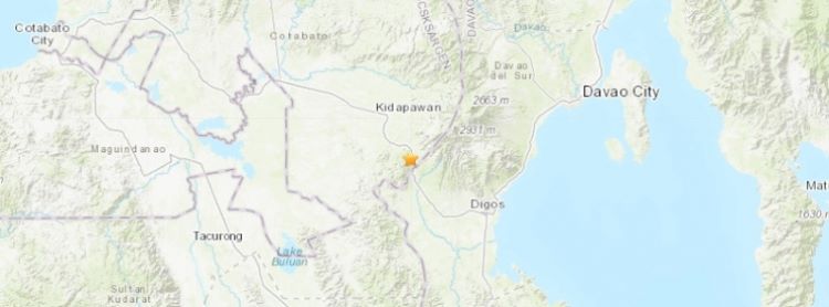 Otro terremoto de gran potencia en Mindanao (Filipinas)