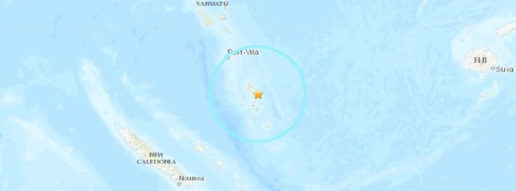 Terremoto de 6,4 grados registrado en Vanuatu a una profundidad media