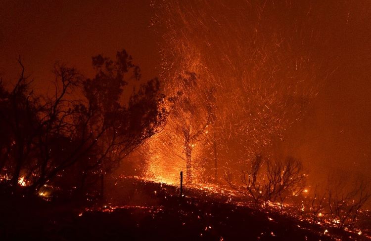 Nuevo incendio descontrolado en California obliga a emitir órdenes de evacuación (Estados Unidos)