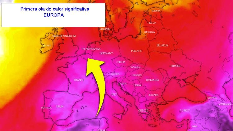 Importante ola de calor prevista en gran parte de Europa