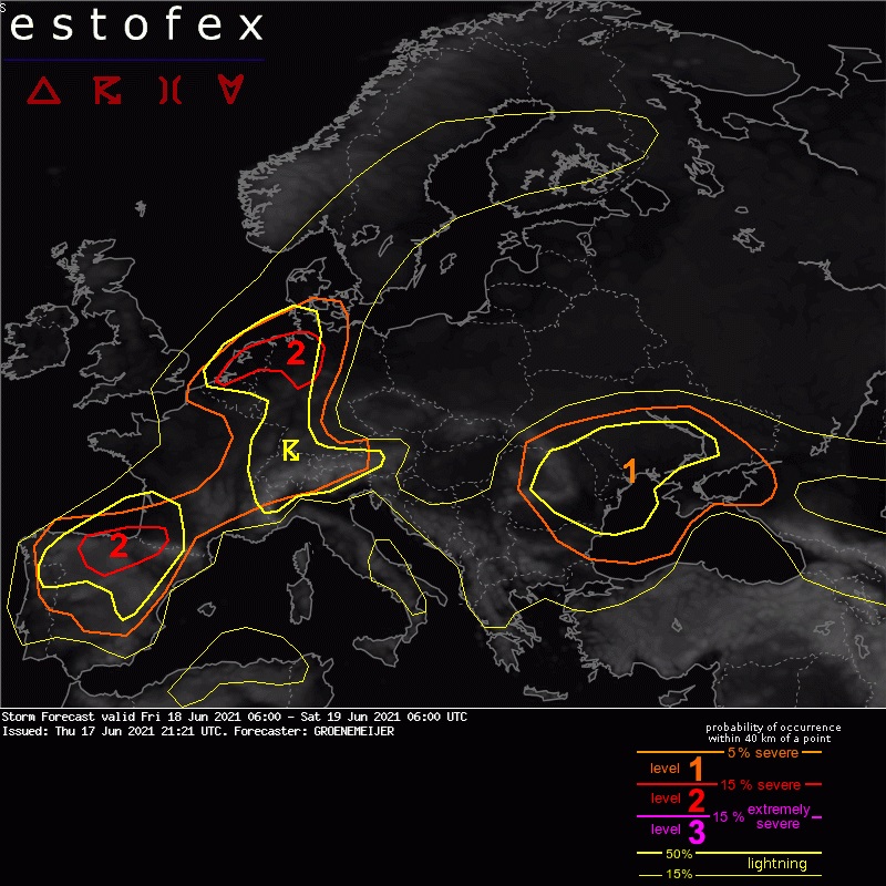 Continúa la inestabilidad atmosférica en algunos países europeos 