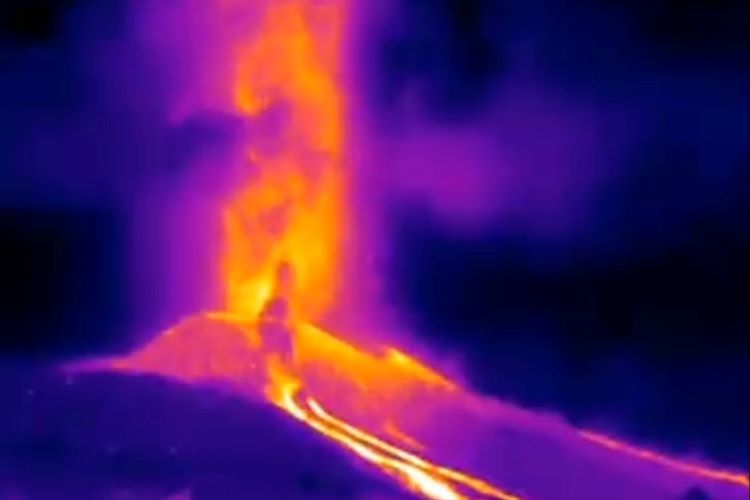 Actualización erupción volcán en La Palma al 25/09/2021 