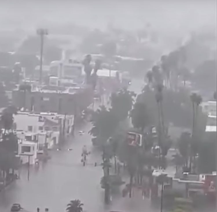 El huracán “Pamela” ha tocado tierra en Mazatlán (México)