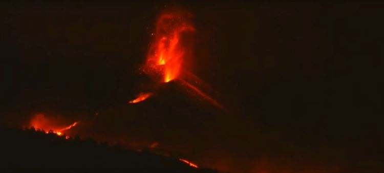 Actualización erupción volcán Cumbre Vieja, en La Palma, al 20/10/2021. Día 32