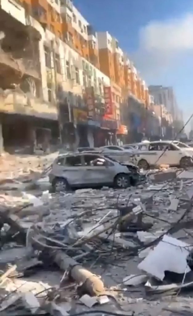 Explosión de conducción de gas en un restaurante en Shenyang (China)