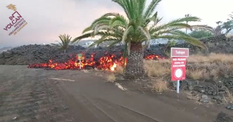 Actualización erupción volcán Cumbre Vieja, en La Palma, al 30/10/2021. Día 42