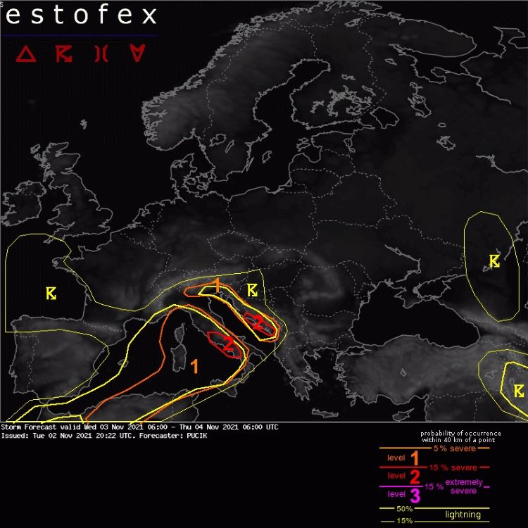 Alertas por tormentas: lluvias excesivas, vientos fuertes y tornados en algunos países de Europa