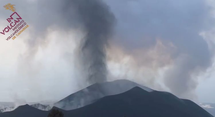 Actualización erupción volcán Cumbre Vieja, en La Palma, al 04/11/2021. Día 46