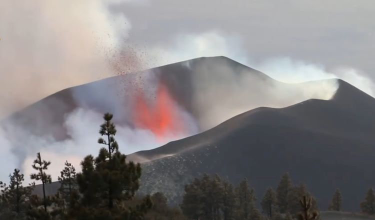Actualización erupción volcán Cumbre Vieja, en La Palma, al 17/11/2021. Día 60