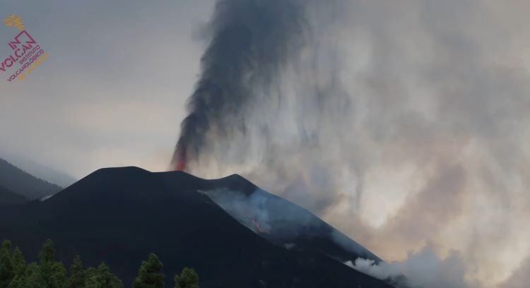 Actualización erupción volcán Cumbre Vieja, en La Palma, al 26/11/2021. Día 69 