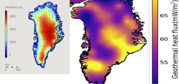 El deshielo bajo Groenlandia no sucede por calentamiento global, sino por actividad geotermal