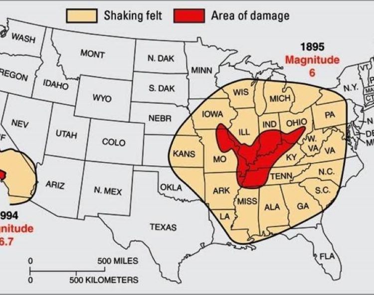 Misteriosas explosiones y temblores en El Paso, Texas, Pennsylvania, Washington… Posiblemente relacionado con el Ajuste de la Zona Sísmica de Nueva Madrid (Estados Unidos)